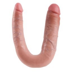 King Cock Em Forma De U Grande Dildo Dupla Problema