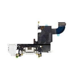 Flex conector de carga microfone e audio iPhone 6S branco