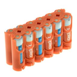 SUPORTE PLÁSTICO PARA 12 PILHAS TIPO AA