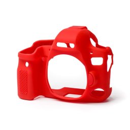 CAPA PROT. EM SILICONE PARA CANON 6D Mark II VERMELHA