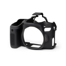 CAPA PROT. EM SILICONE PARA CANON 77D PRETA