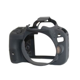 CAPA PROT. EM SILICONE PARA CANON 100D / SL1 PRETA