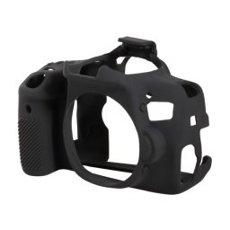 CAPA PROT. EM SILICONE PARA CANON 750D / T6i PRETA