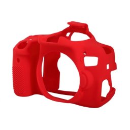 CAPA PROT. EM SILICONE PARA CANON 750D / T6i VERMELHA