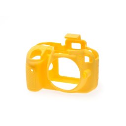 CAPA PROT. EM SILICONE PARA NIKON D3300 / D3400 AMARELA