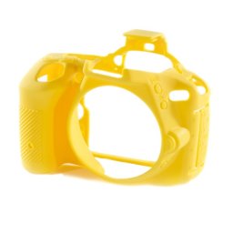 CAPA PROT. EM SILICONE PARA NIKON D5500 / D5600 AMARELA