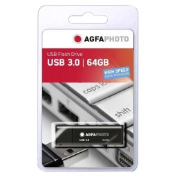 AGFA PEN USB3.0 64GB PRETA (20MB/55MB)
