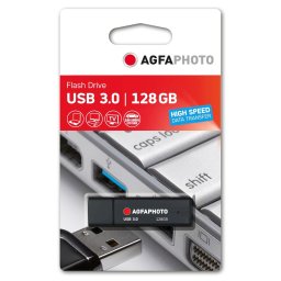 AGFA PEN USB3.0 128GB PRETA (25MB/70MB)