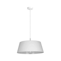 Palnas 62001654 - Candelabro suspenso FIONA 1xE27/60W/230V ø 48 cm branco