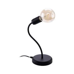 Jupiter 1673 - Lâmpada de mesa LUCE 1xE27/60W/230V preto antigo