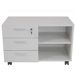 Armário Impressora 800x450x470mm 3 Gavetas e 2 Prateleiras Outras Cores