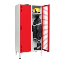 Cacifos Metálicos Bombeiros Duplo 2080x1000x500mm 2 Cacifo