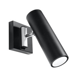Foco de parede DIREZIONE 1xGU10/40W/230V preto
