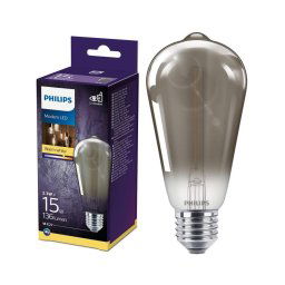 Lâmpada LED SMOKY VINTAGE Philips ST64 E27/2,3W/230V 2700K