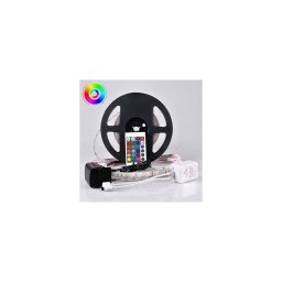 Tira exterior LED RGB com regulação 5m LED/14W/12V IP65 + CR