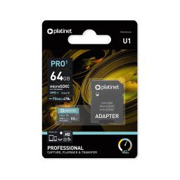 MicroSDXC 64GB U1 Pro 70MB/s + Adaptador SD