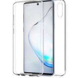 Capa Samsung Galaxy Note 10 Plus (Samsung N975) "360 Full Cover Acrilica + Tpu" Transparente