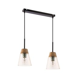 Jupiter 1543 - DM 2 BU - Luz pendente DOMINO 2xE27/60W