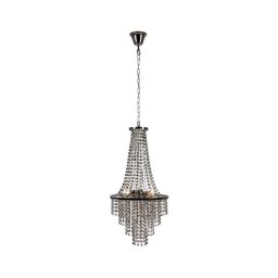 Markslöjd 108124 - Candelabro suspenso de cristal ALLINGTON 3xE14/25W/230V preto