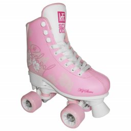 KRF- SCHOOL PPH PINK FLOR - Patins Ajustáveis