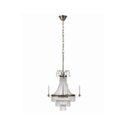 Markslöjd 105157 - Candelabro suspenso de cristal MARIELUND 3xE14/40W/230V latão