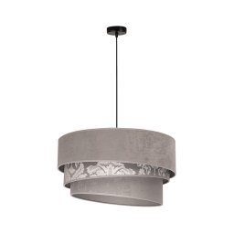 Duolla - Candeeiro suspenso TRIO 1xE27/40W/230V diâmetro 45 cm cinzento