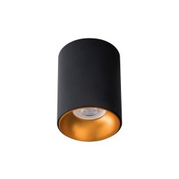 Kanlux 27571 - Foco RITI 1xGU10/10W/230V preto/dourada