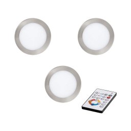 Eglo 78737 - Conjunto 3x LED embutido dimável TINUS LED/17W/230V + DO