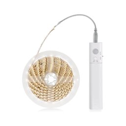 Solight WM56 - Fita LED 1m 3000K com sensor, 4xAAA