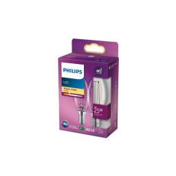 CONJUNTO 2x Lâmpada LED VINTAGE Philips E14/2W/230V 2700K