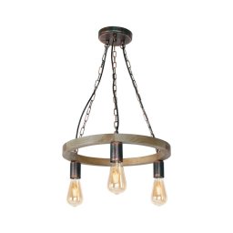 Candelabro numa corrente HAKON 3xE27/60W/230V