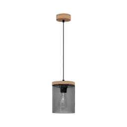 Spot-Light 161859151 - Candeeiro suspenso MONSUN 1xE27/60W/230V pinho