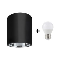 Iluminação de teto LED JUPITER 1xE27/6W/230V 145x130 mm