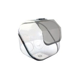 Cubo acrílico COM TAMPA para vendas a granel - 0,6L