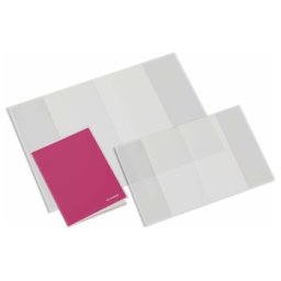 Forra Livros Capa A5 155x220x4mm 85mic Ambar 5 unidades