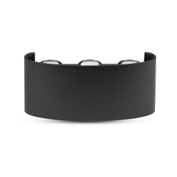 Iluminação de parede exterior LED 3xLED/6W/230V IP54 4000K preta