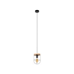 Spot-Light 184159104 - Candeeiro suspenso NETUNO 1xE27/60W/230V carvalho