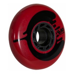UNDERCOVER Cosmic 80mm/88a, full Radius Red/Black, 4-Pack