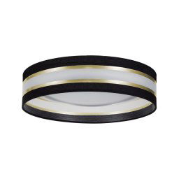 Iluminação de teto LED com regulação SMART CORAL GOLD LED/24W/230V preto/dourado + CR