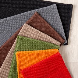 Tapete de banho 100% algodão 1500 gr./m2 LOFTY Bath Mat - Lasa Home: Negro 60x90 cm