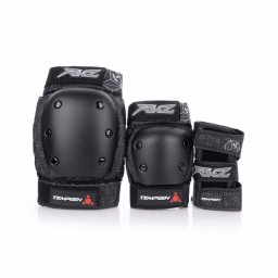 Tempish Rimz Set Proteções 3-pack - Preto