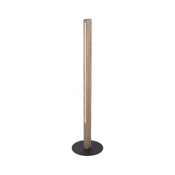 Candeeiro de chão LED TEO LED/30W/230V madeira