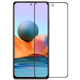 Película de vidro 5D preta para Xiaomi Redmi Note 10 Pro