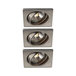 Philips Massive 59323/17/PN - CONJUNTO 3x Luz de casa de banho QUARTZ 1xGU10/50W/230V