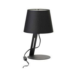Candeeiro de mesa GRACIA 1xE27/60W/230V preto