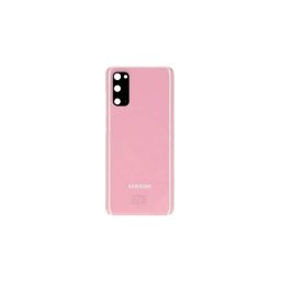 Capa Traseira Samsung Galaxy S20 (Samsung G980) com Lente de Camara Cloud Pink