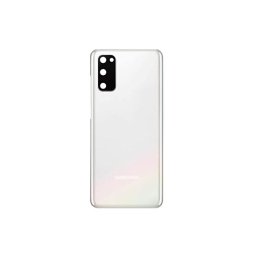 Capa Traseira Samsung Galaxy S20 (Samsung G980) com Lente de Camara Cosmic White