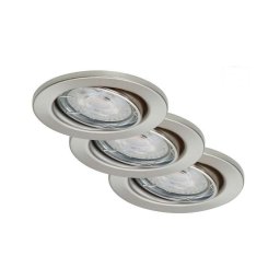 Briloner 7148-032 - CONJUNTO 3xIluminação de casa de banho LED com regulação 1xGU10/5W/230V IP23