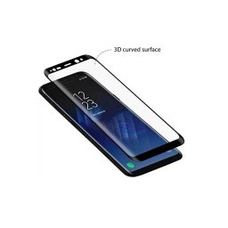 Pelicula Acrilica Samsung Galaxy S8 Plus (Samsung G955) Full Face 3D Preta