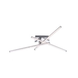 Leuchten Direkt 11293-17 - Candelabro montado à superfície LED SIMON 3xLED/5W/230V cromado brilhante
